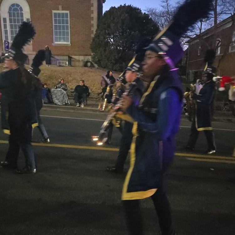 Fun times for our band marching in the Culpeper Christmas Parade! #BetterEveryDay #BDP #ForksUp