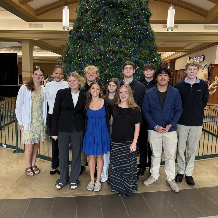 Today the Blue Devils DECA club for business and marketing students took a field trip to Spotsylvania Towne Center to compete in the DECA district competition. #BDP #BetterEveryDay #ForksUp