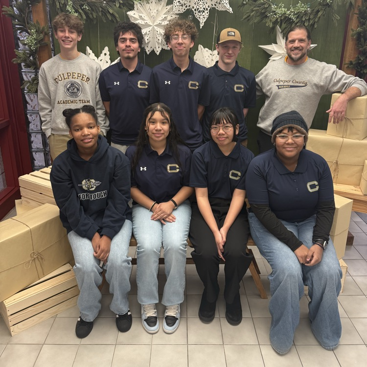 Scholastic Bowl dominated Chancellor tonight! 1st match 290-100 2nd match 235-130 Both wins for Culpeper! #ForksUp