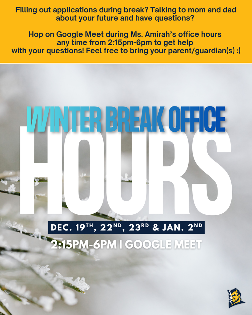 Flyer with 2:15-6pm online office hours Dec 19, 22, 23, and Jan 2