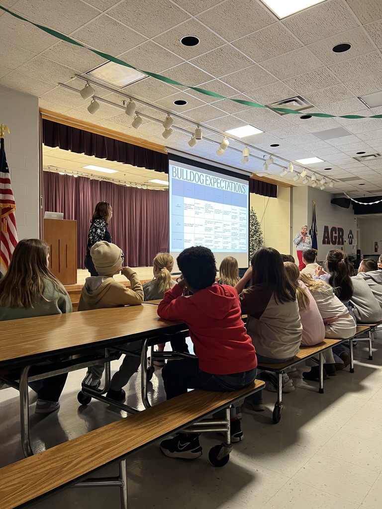 Starting 2026 on the right foot - pictured here are AGR 3rd Graders listening to Mrs. Dabney and Mrs. Hoy about expectations to be the best Bulldog they can be for the remainder of this year.  Each grade level met with our admin today to discuss and take away ideas on showing their Bulldog Pride!