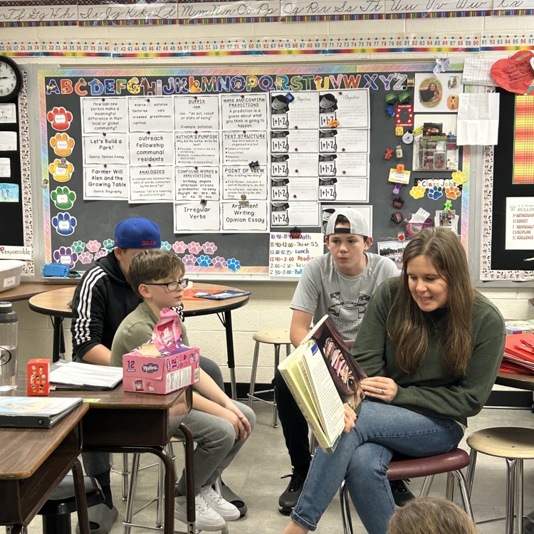 today’s mystery reader in Mrs McFarlands 3rd grade class