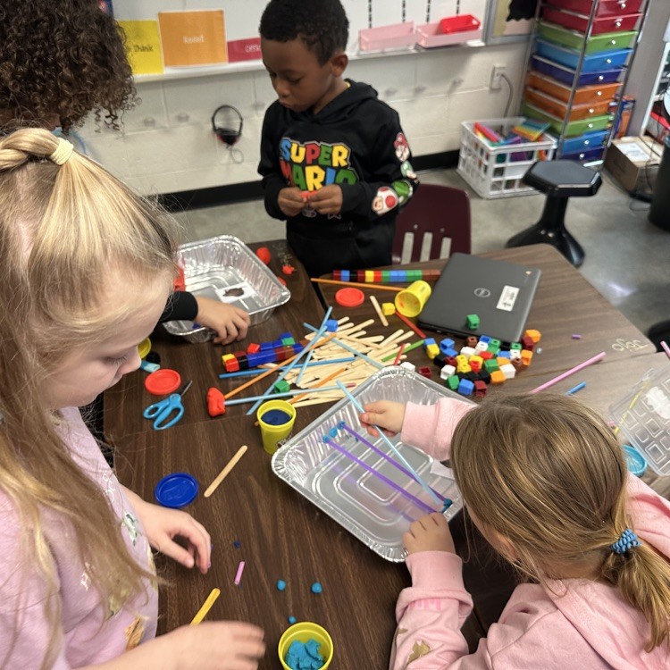 AGR 1st graders in Mrs. Kulesza's class were busy beavers, building dams after learning about habitats and adaptations.  After their timed build, the dams were put to the test!