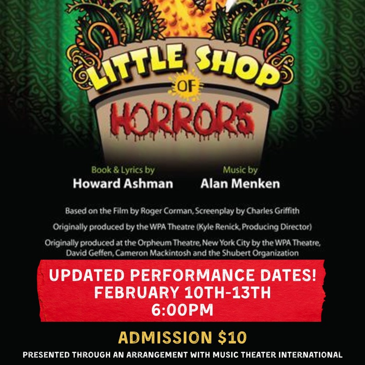Little Shop of Horrors, CCHS Feb 10-13