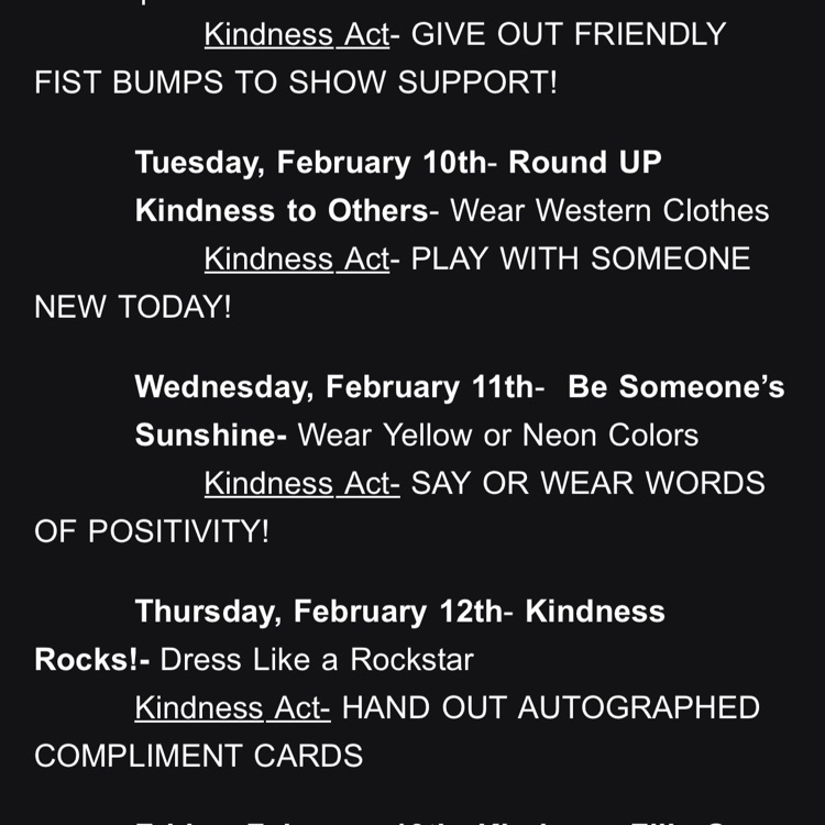 Here is today's robo call. For lunch, please remember our first day back is the menu from Monday the first day we missed. Subsequent lunches will be announced when we return.