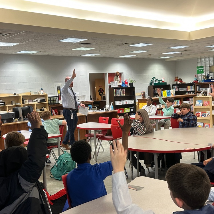 Mr. Keith Slezak, Assistant Principal at Pearl Sample Elementary School, visited BAM this afternoon to discuss dress etiquette and tying a tie.  Thanks to our first guest speaker this year! 