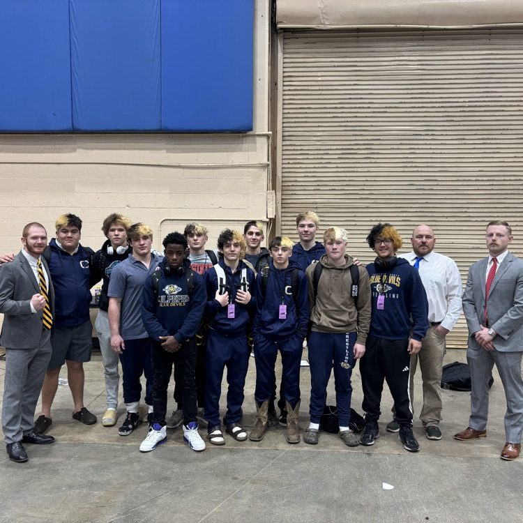 What a season for Blue Devils Wrestling! The team finished 4th in the state with 6 wrestlers medaling in the state tournament. Riley Vineyard 2nd, Ali Dasher and Eli Croushorn 4th, Colton Budd and Saul Acevedo 6th. #Forks Up #BDP #BetterEveryDay