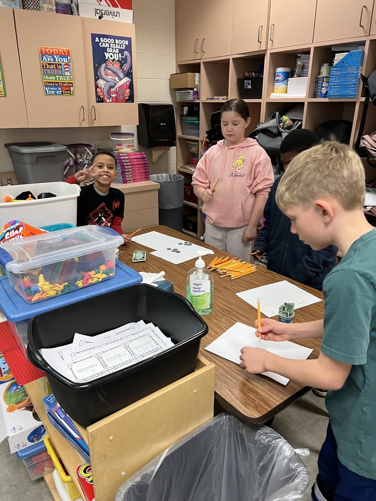 Mrs. McFarland's 3rd Graders worked with a partner to practice counting sets of money up to $5.00. Way to work together!