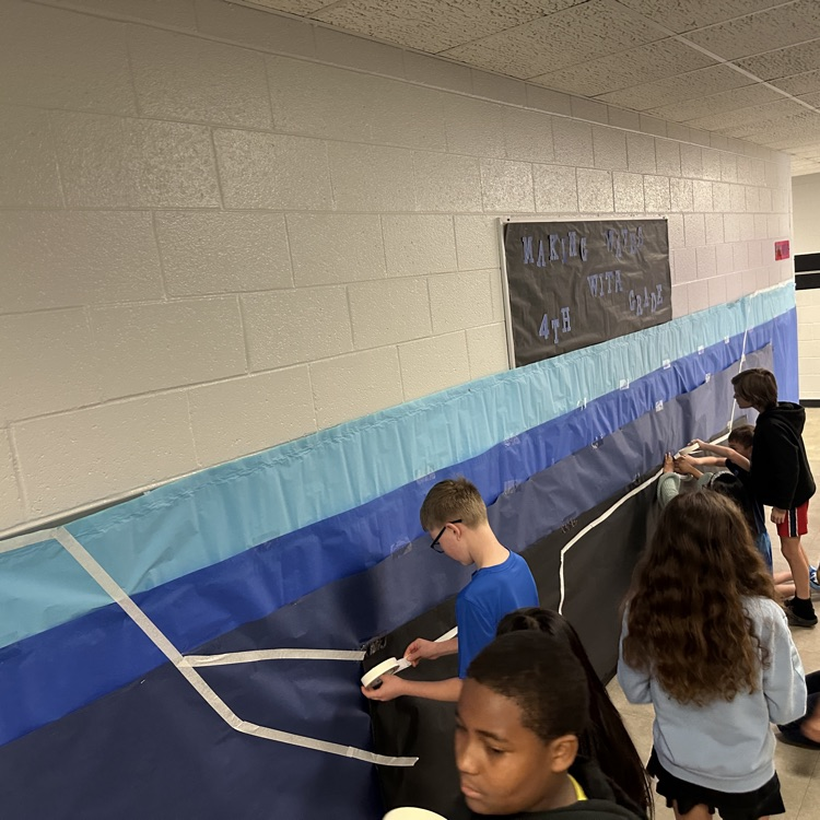 4th grades oceans project is going swimmingly!
