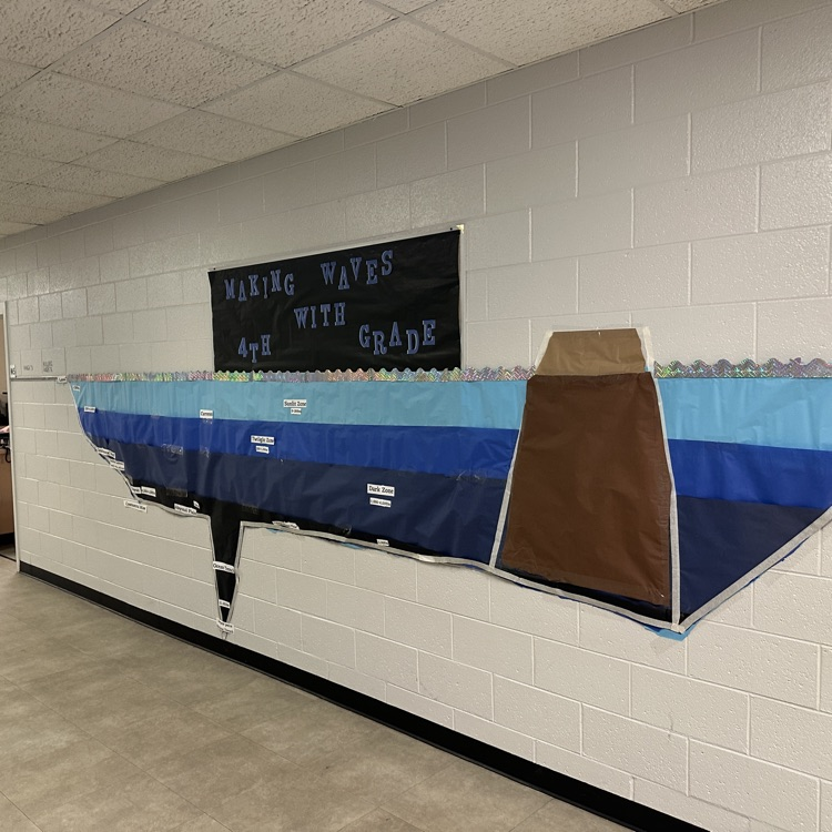4th grades oceans project is going swimmingly!