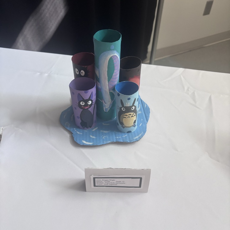 The county art show is amazing! CCHS is well represented. Go Blue Devils! #ForksUp #BDP #BetterEveryDay