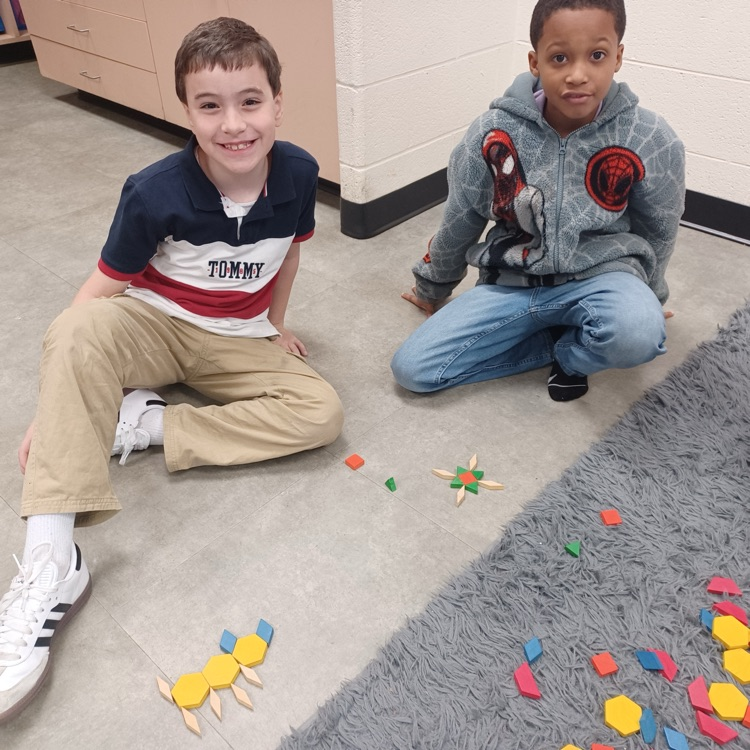 Ms.C's 3rd graders had so much fun combining polygons. We never wanted math to end today