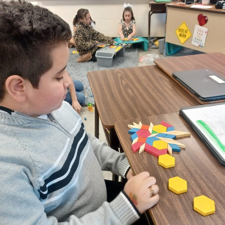 Ms.C's 3rd graders had so much fun combining polygons. We never wanted math to end today