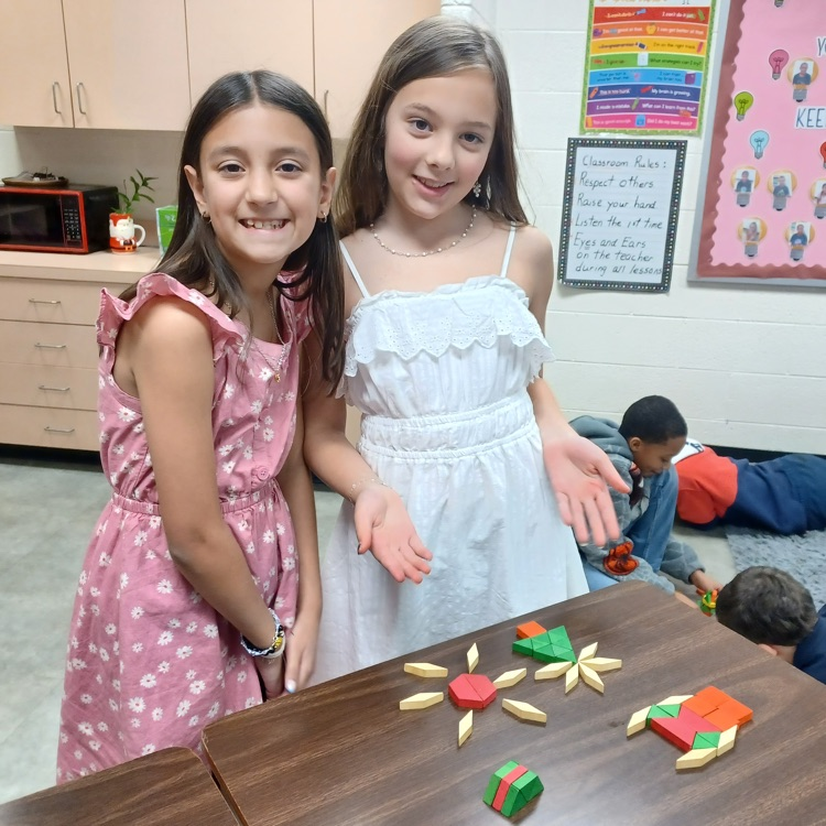 Ms.C's 3rd graders had so much fun combining polygons. We never wanted math to end today