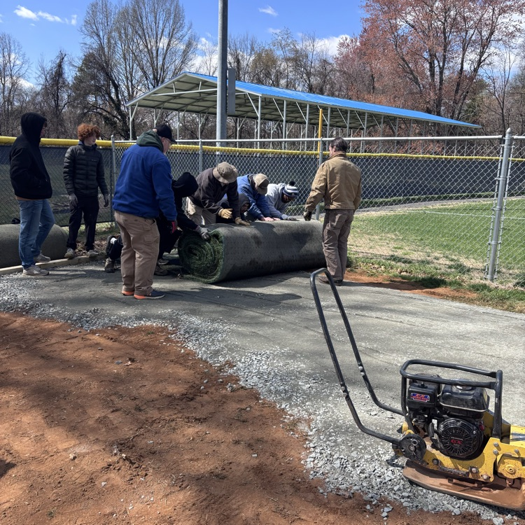 Thank you to Lucas Emmett for choosing the CCHS softball complex as the recipient of his Eagle Scout project. Lucas and members of his troop are improving our bullpen. #BetterEveryDay