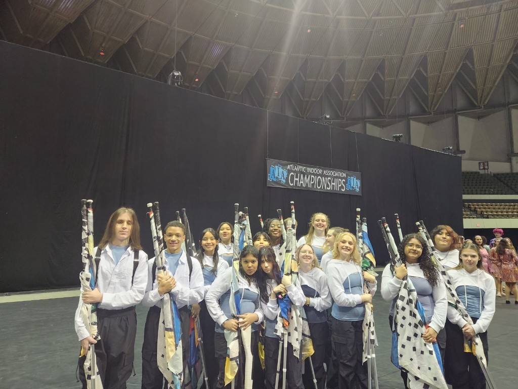 This weekend, Indoor Guard ranked 5th at the Atlantic Indoor Association State Finals in Hampton, VA!