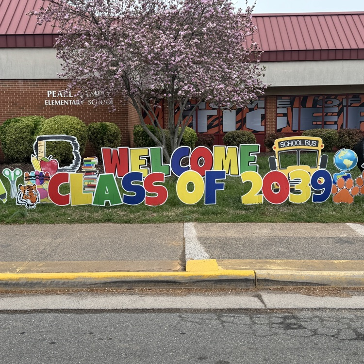 Welcome class of 2039 yard sign