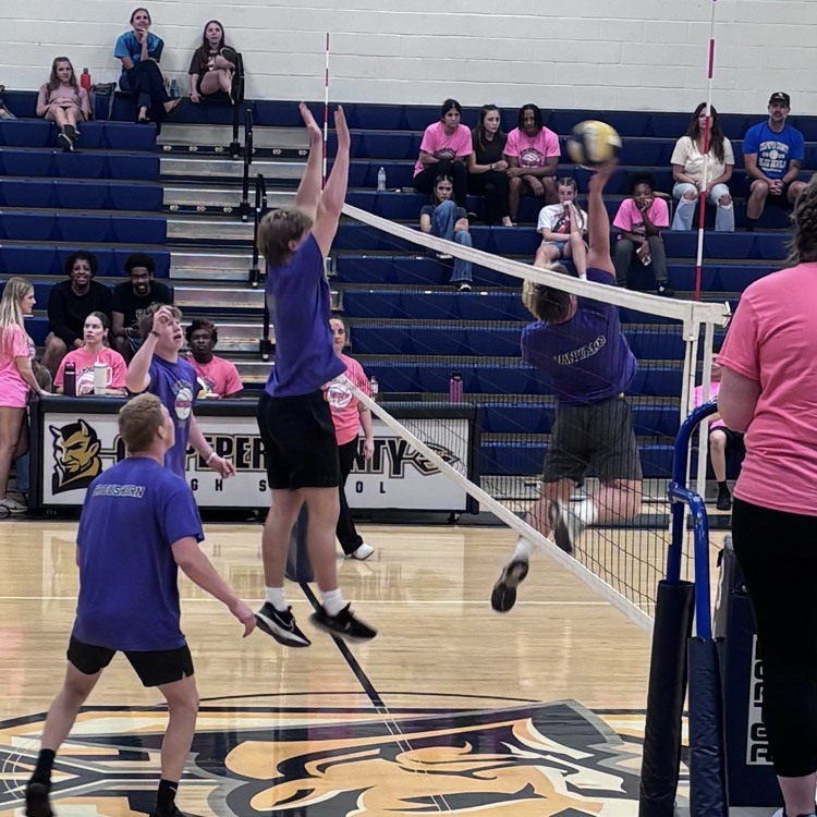 Lots of fun tonight at the Powder Puff Volleyball game! #BDP #BetterEveryDay #ForksUp