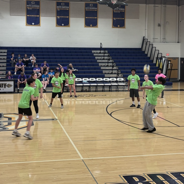 Lots of fun tonight at the Powder Puff Volleyball game! #BDP #BetterEveryDay #ForksUp