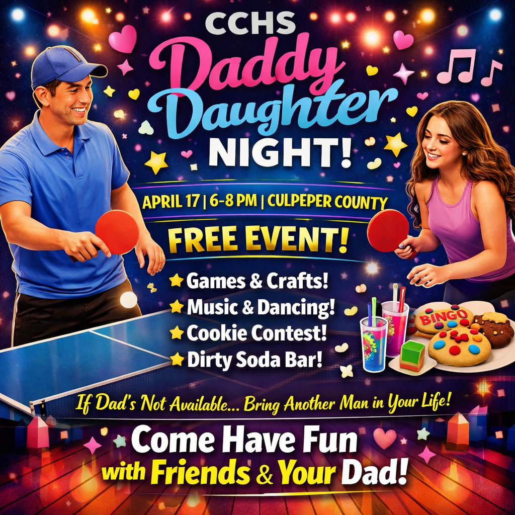 Daddy Daughter night April 17, 6-8-pm