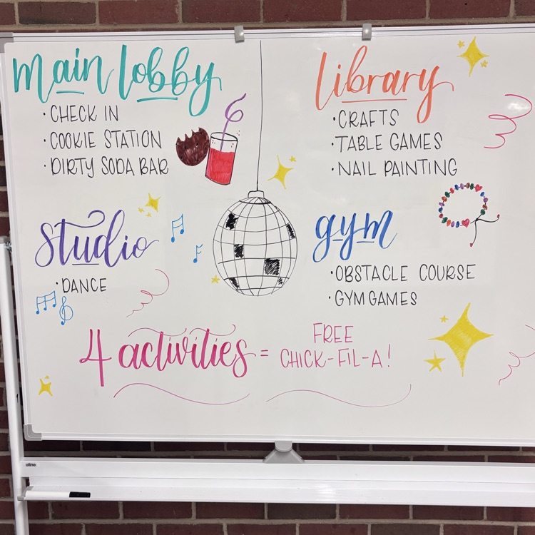 Daddy-Daughter Night is TONIGHT! 7-8pm. FREE! Enter at the main office doors.