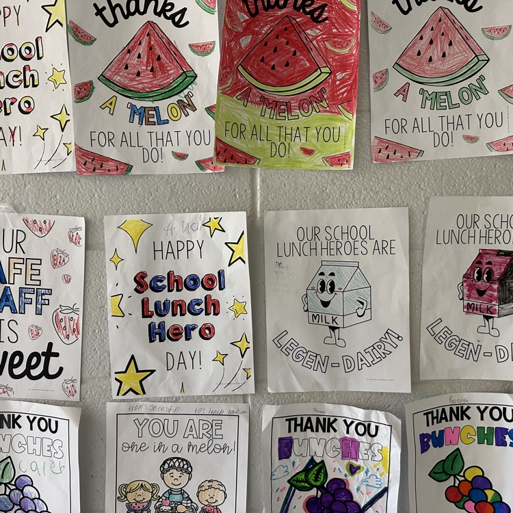 color pictures celebrating school lunch hero day 