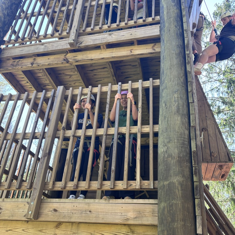 E-Squared students from CCHS and EVHS had a great day at Verdun Adventure Bound, pushing their limits, getting out of their comfort zones, and learning to communicate and work as a team. #BDP #BetterEveryDay #ForksUp