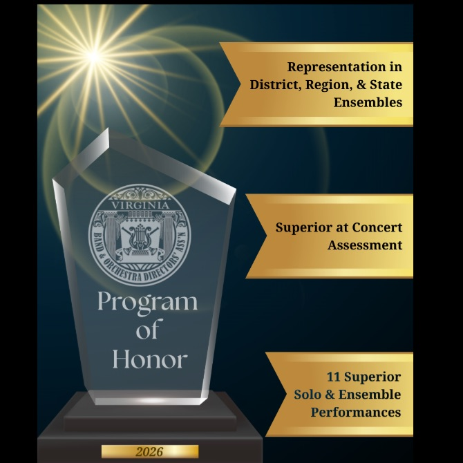 CCHS has earned Honor Band!  We just got results back from solo and ensemble assessment. We scored so well to earn Program of Honor! It's been 19 years since we last received this award. #BDP #BetterEveryDay #ForksUp
