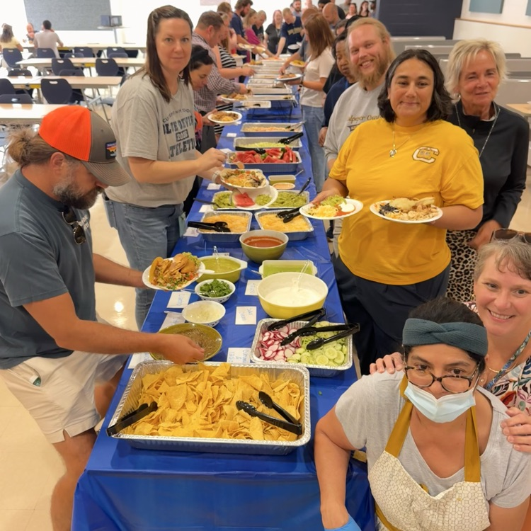 staff serving food