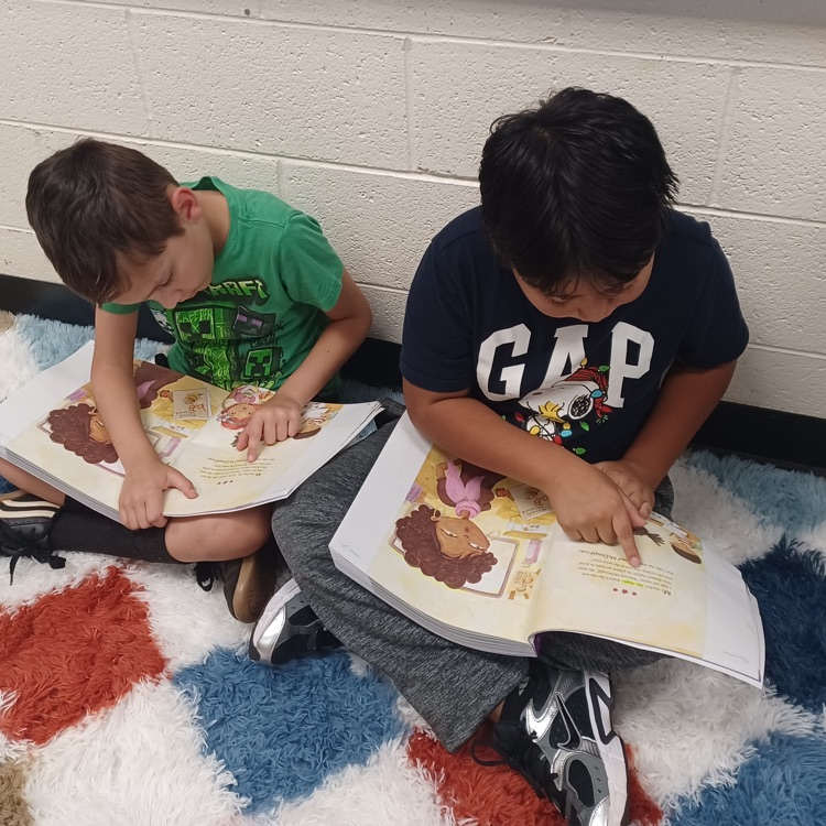 Ms.C's class had a great time with paired reading groups this week. They were all on task and happy to share.
