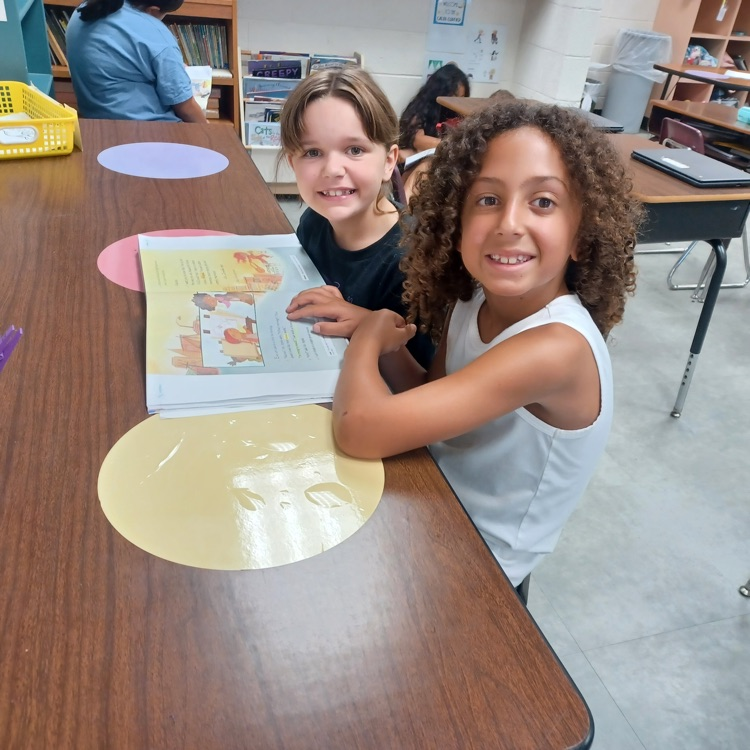 Ms.C's class had a great time with paired reading groups this week. They were all on task and happy to share.