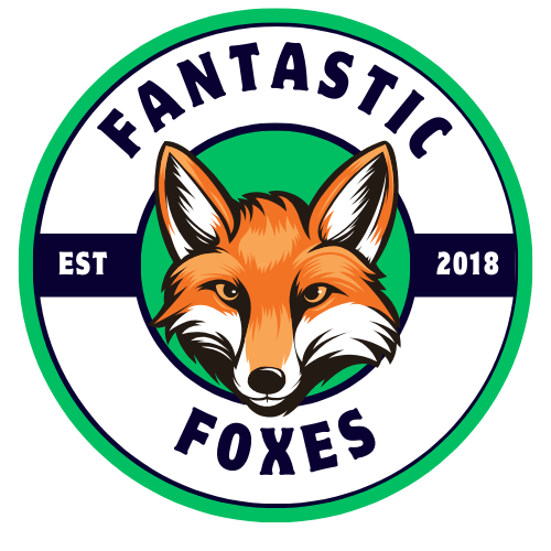 Fantastic Foxes Est 2018 (Fox Clipart In center of logo)