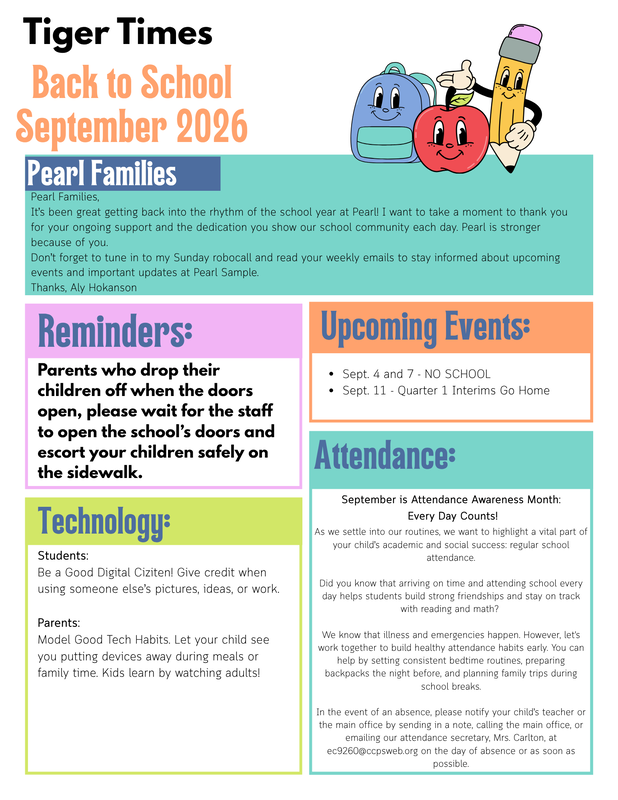 Tiger Times Newsletter