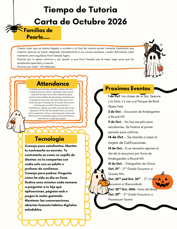 Tiger Times Newsletter - Spanish 2