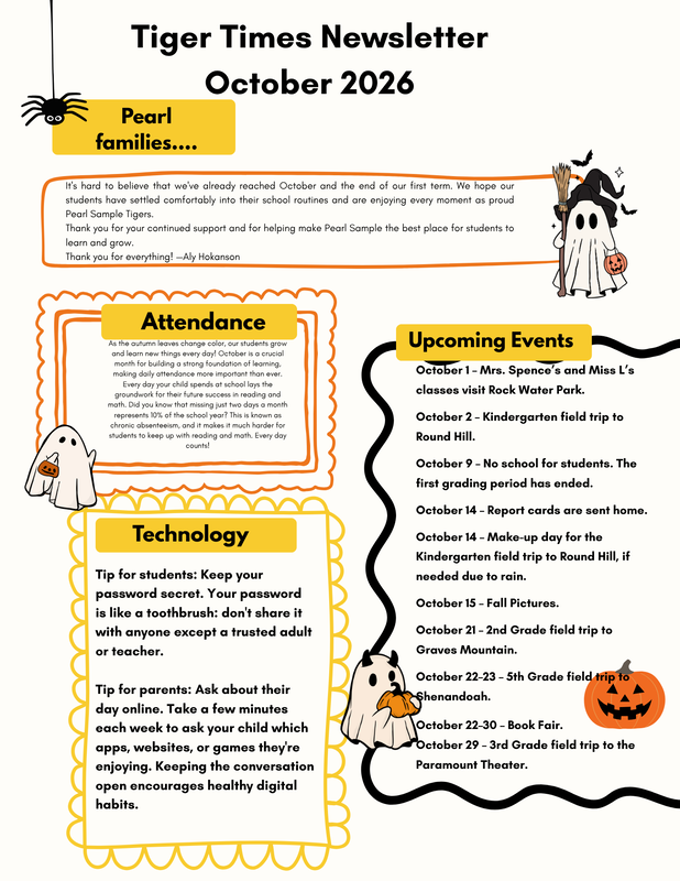 Tiger Times Newsletter