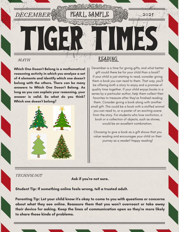 Tiger Times Newsletter