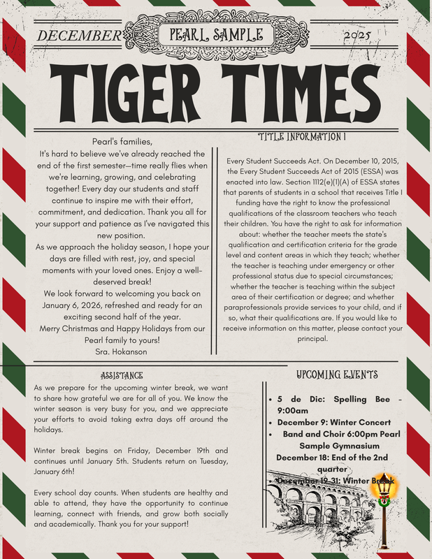 Tiger Times Newsletter