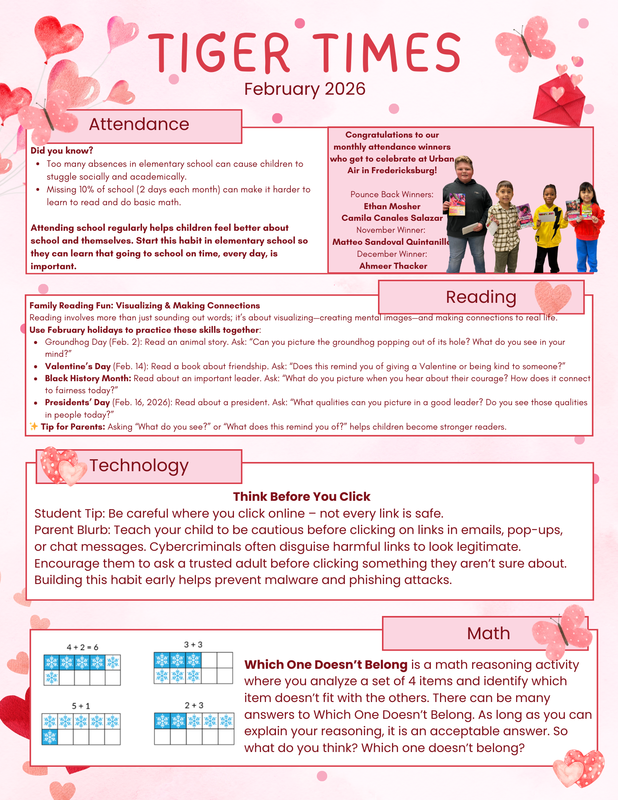 Tiger Times Newsletter