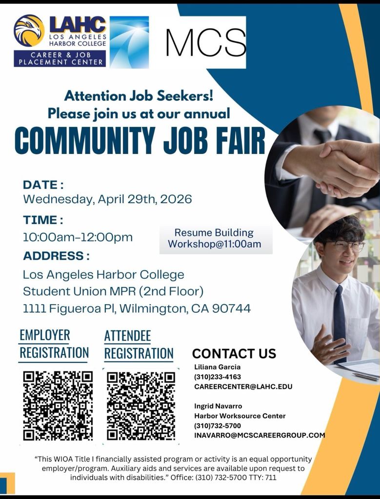 Upcoming Job Fair