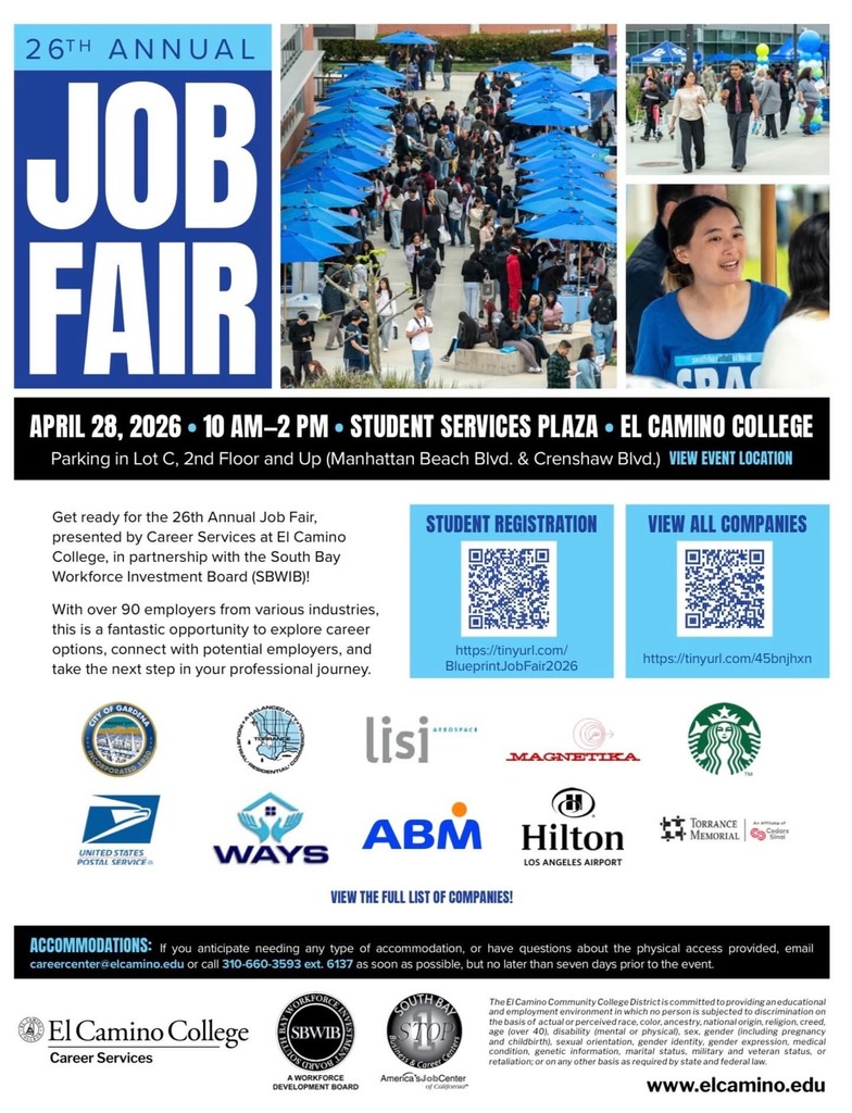 Upcoming Job Fair