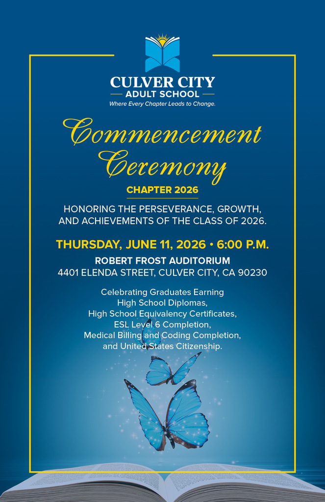 2026 commencement ceremony invite for thursday, june 11 at 6 p.m.