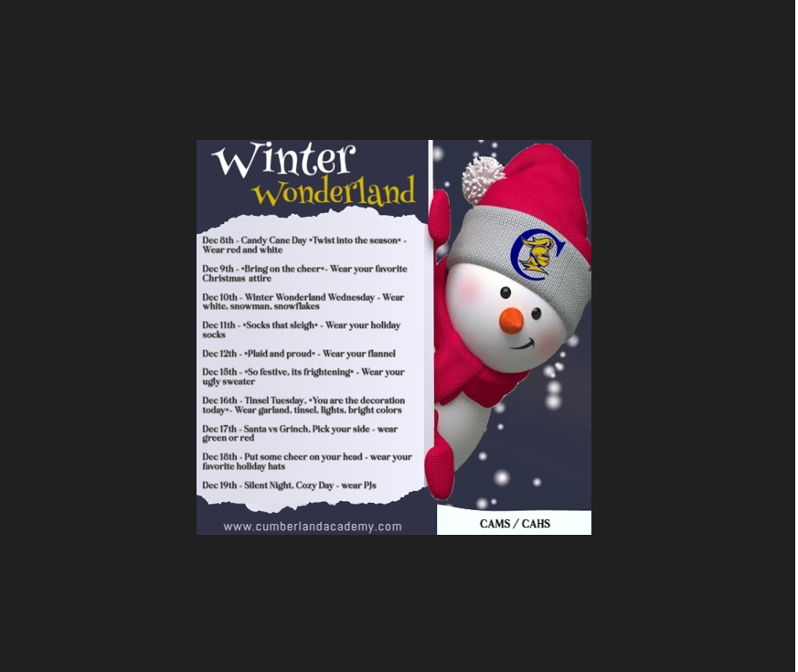 winter wonderland graphic