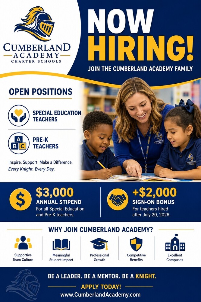 Now Hiring SPED