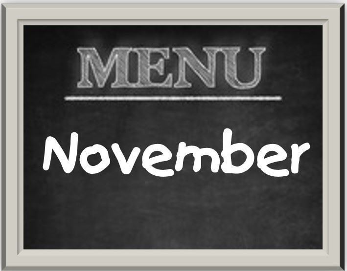 menu for november