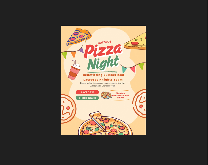 lacrosse fundraiser graphic