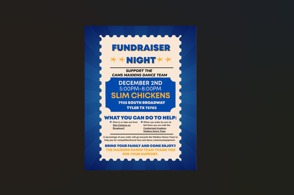 maidens fundraiser night