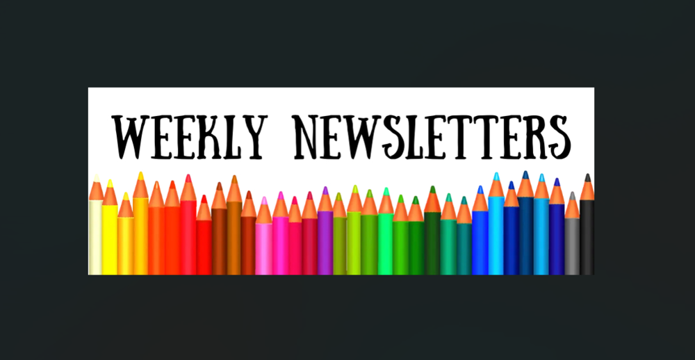 weekly newsletter graphic