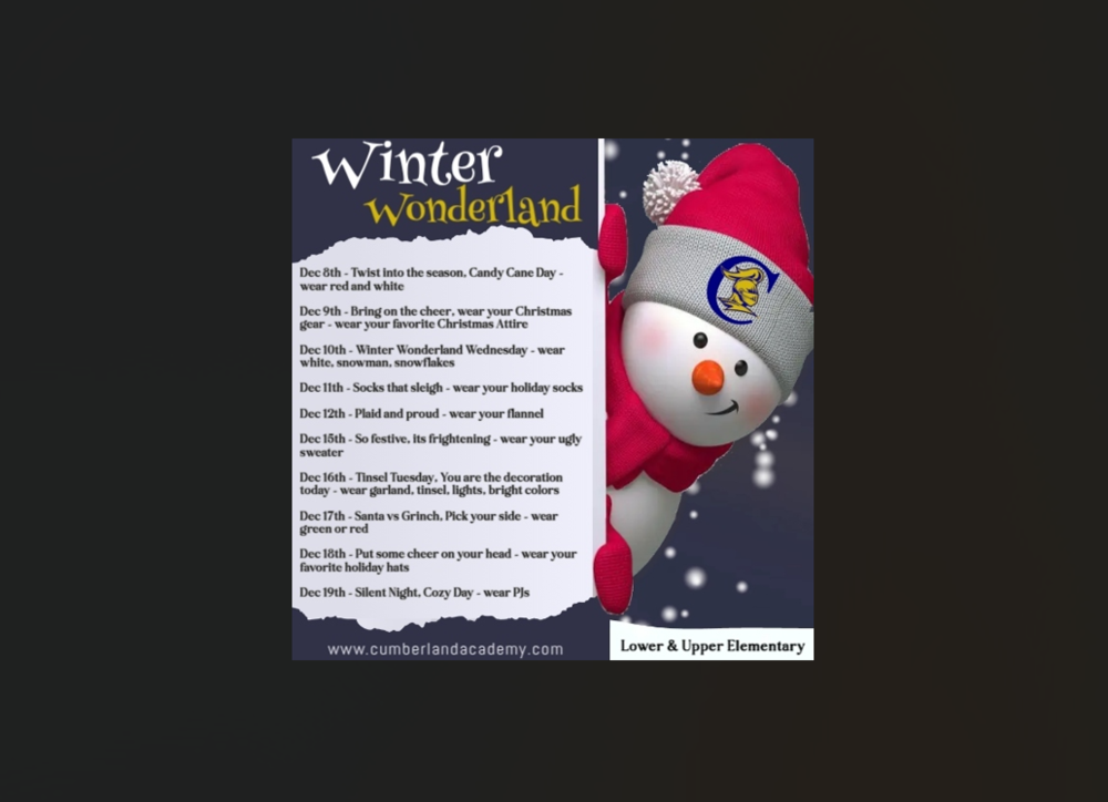 winter wonderland graphic