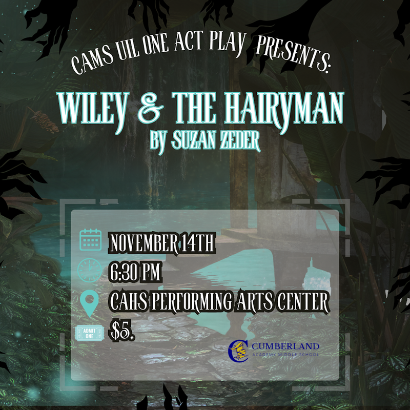 CAMS OAP Nov 14th @ 630pm