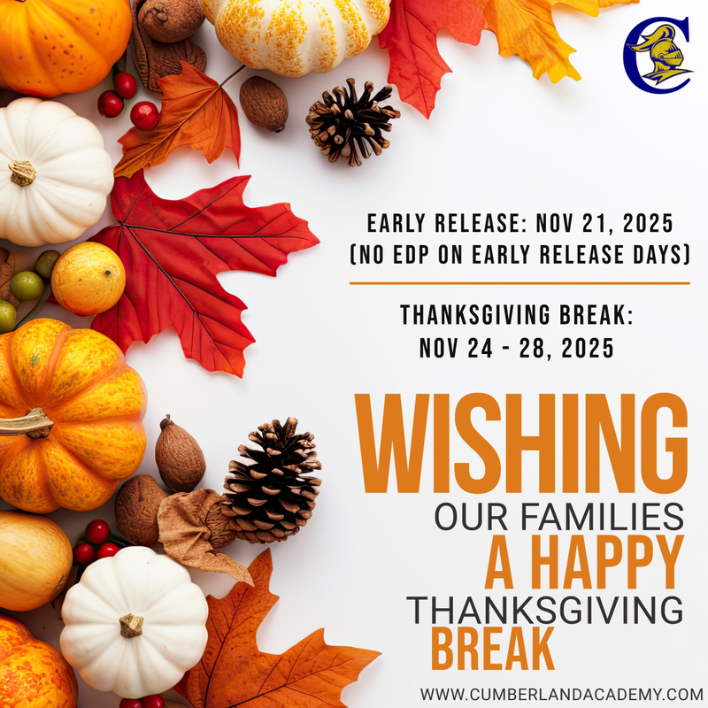 thanksgiving break info